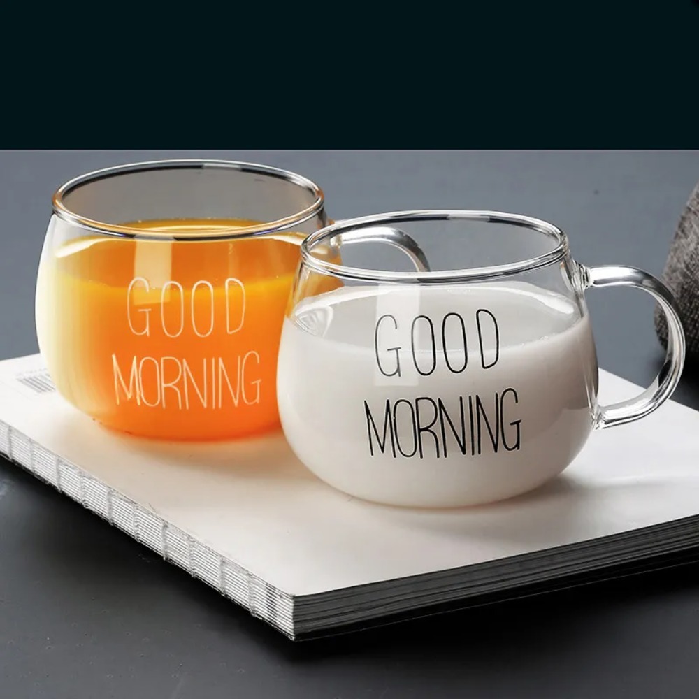 Coffee Tea Name - 1pc Kreative Glas Kaffee Tee Tasse