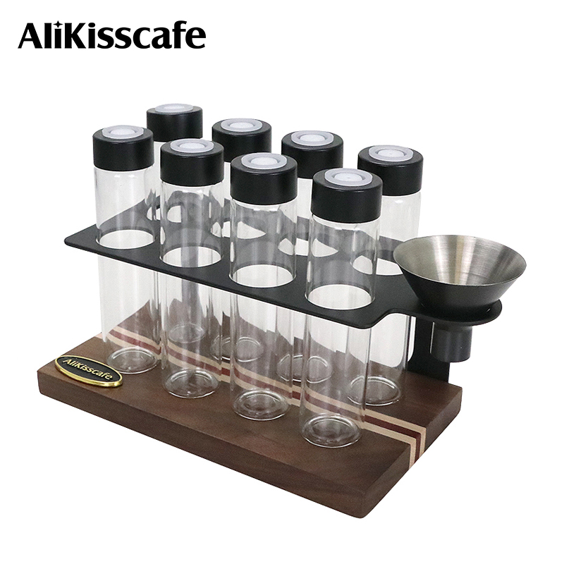 Coffee Tea And Sugar Set - Alikisscafe Kaffeebohnen Aufbewahrungsrohr Behälter Display Einzeldosis