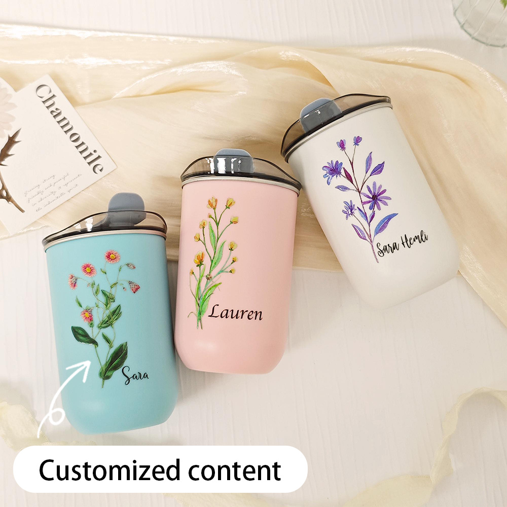 Personalisierter Edelstahl-Bec – Coffee Tea Name Bewertung und Preis