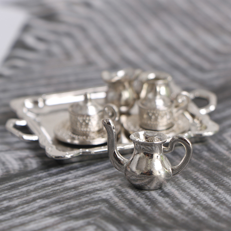 10 teile/satz 1/12 Puppenhaus  – Coffee Tea And Sugar Set Bewertung und Preis