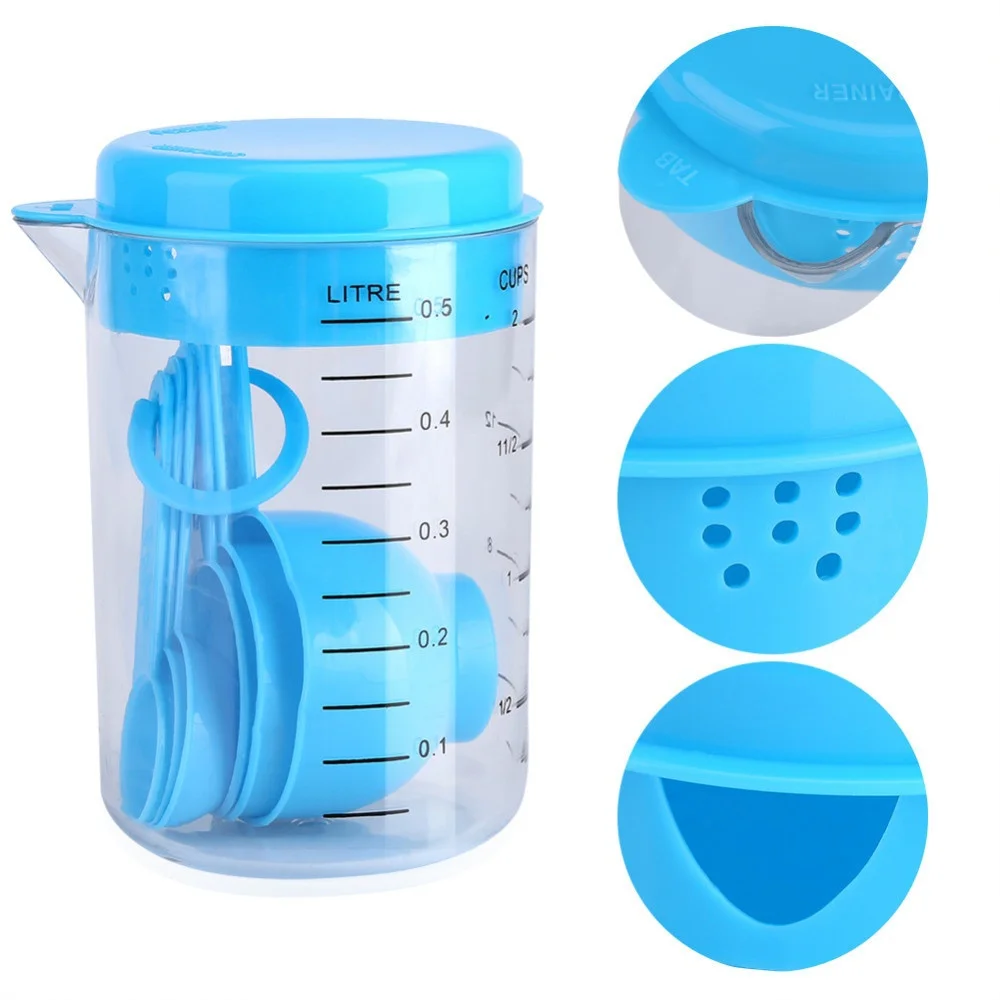 7 Teile/los Kunststoff Messbec – Coffee Tea And Sugar Set Bewertung und Preis
