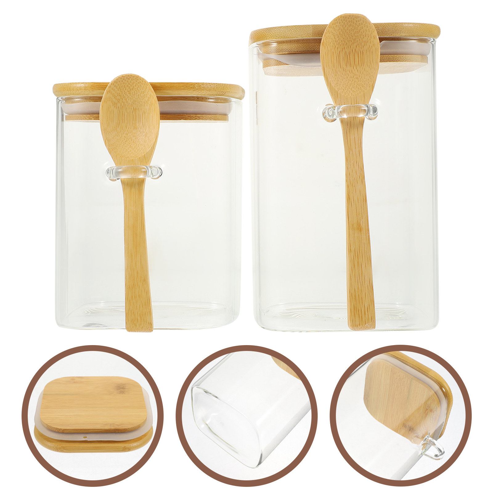 2 Sets robuste Glasbehälter fü – Coffee Tea Sugar Bewertung und Preis