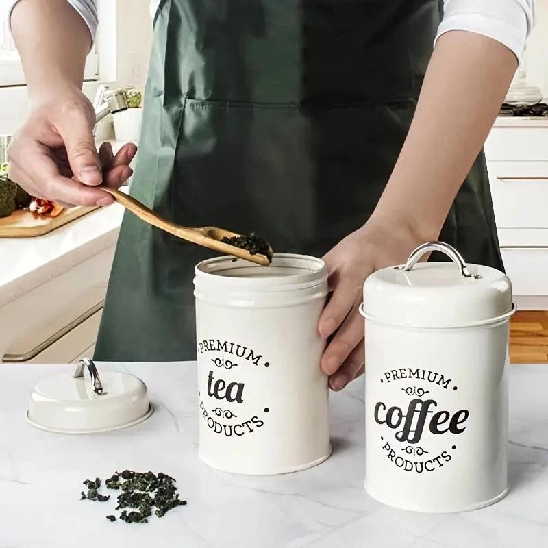 3 Stück runde Küchenbehälter a – Coffee Tea Sugar Bewertung und Preis