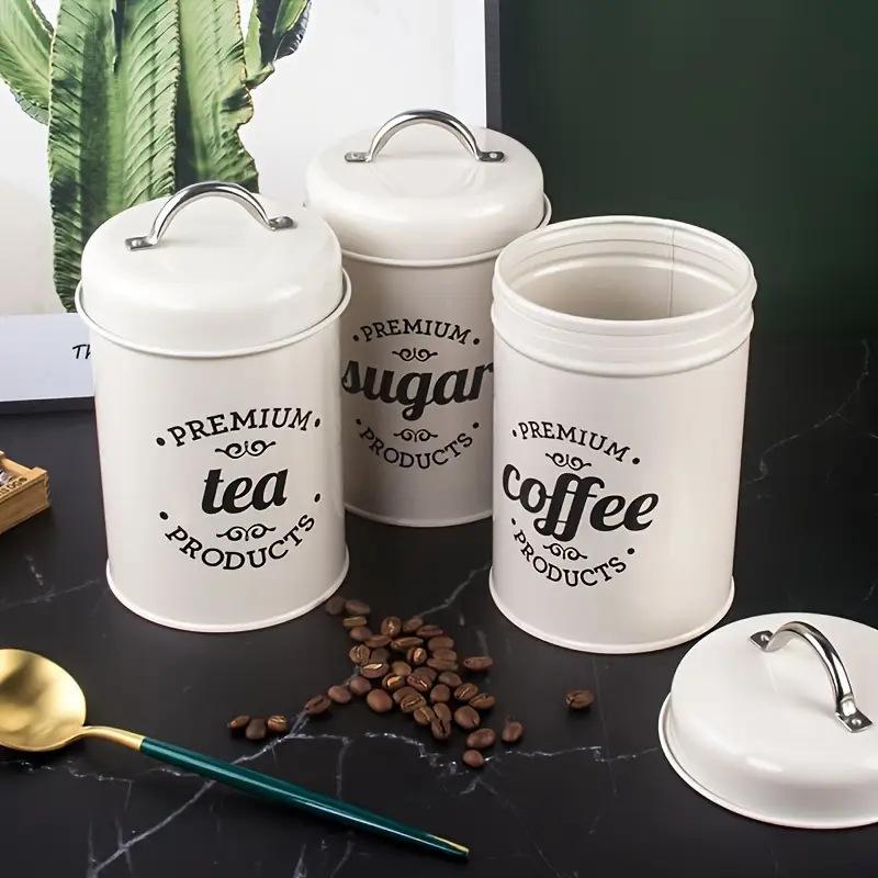 3 Stück runde Küchenbehälter a – Coffee Tea Sugar Bewertung und Preis