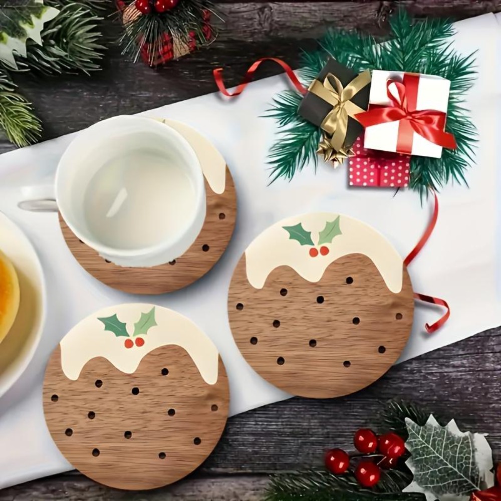 Untersetzer-Set aus Holz im Pu – Coffee Tea And Sugar Set Bewertung und Preis