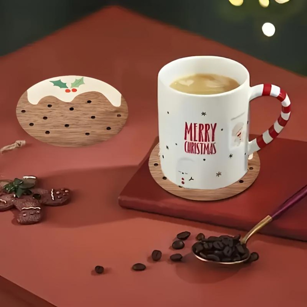 Untersetzer-Set aus Holz im Pu – Coffee Tea And Sugar Set Bewertung und Preis
